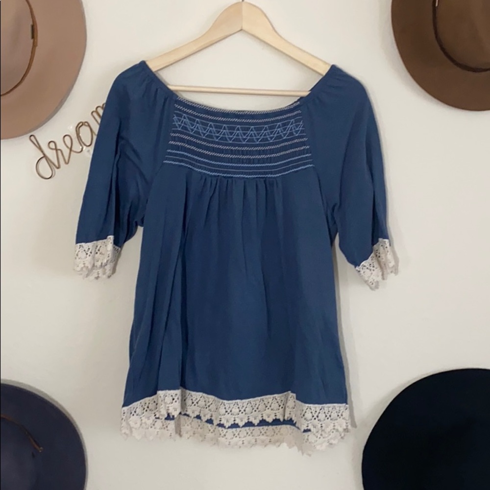 Off the shoulder top. worn once!